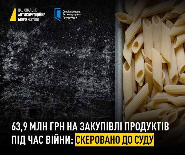 Корупція в закупівлях продуктів під час війни: скеровано до суду