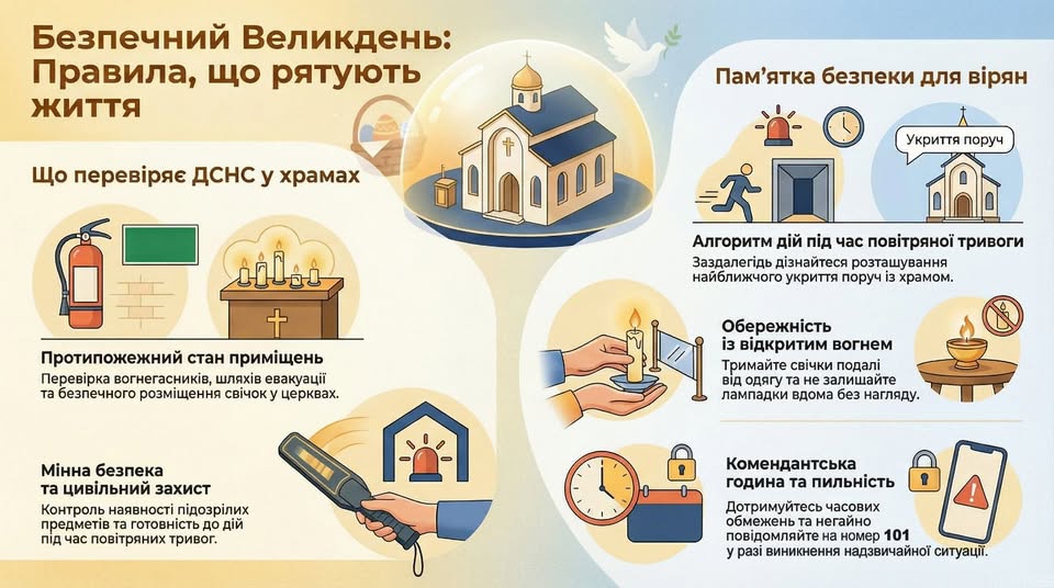 Безпечний Великдень: правила, що рятують життя