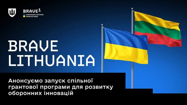 Украина и Литва запускают совместную грантовую программу Brave Lithuania