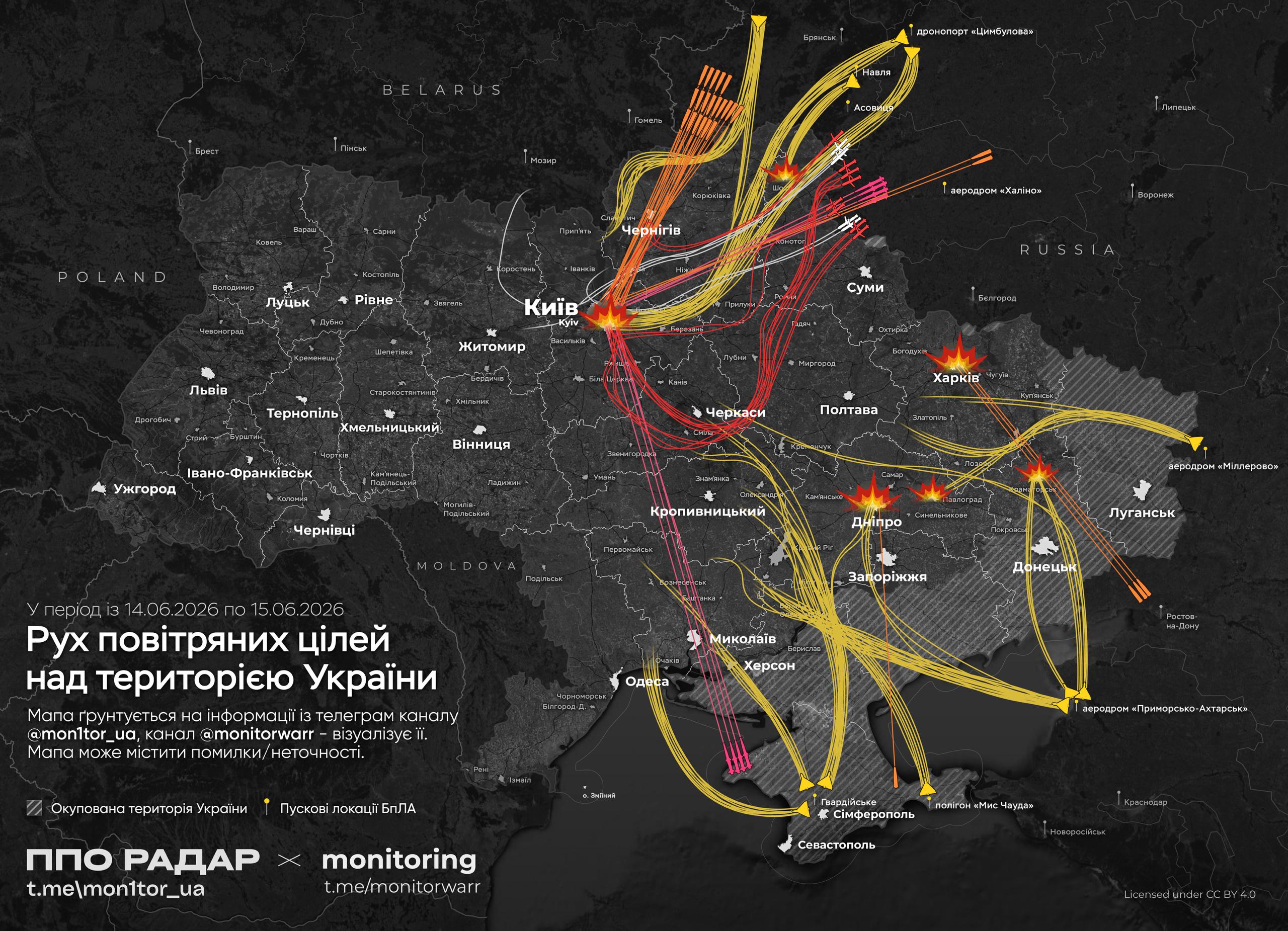 Ворог масовано атакував Київ та інші міста України!