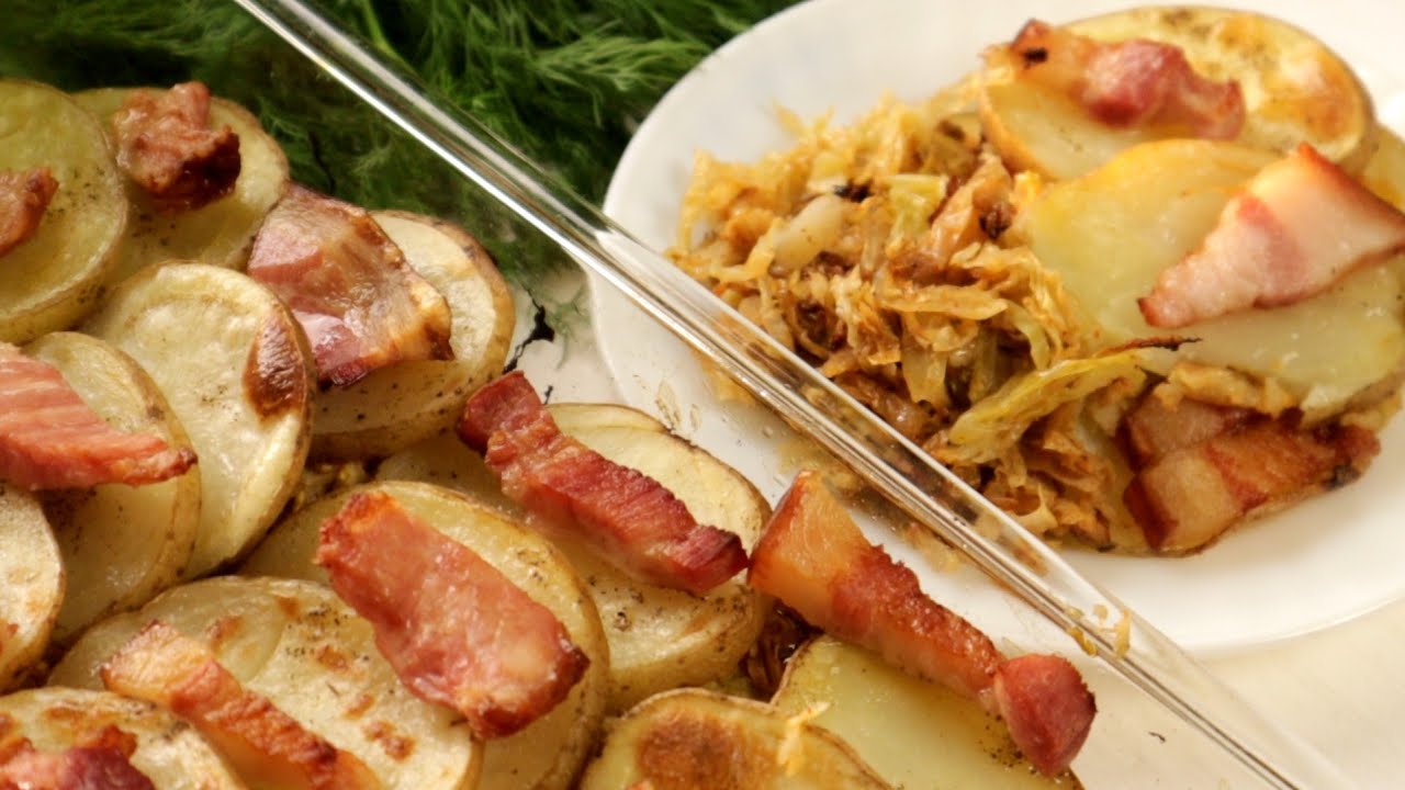 Аппетитная картошка с капустой и салом в духовке: недорогое и вкусное блюдо для всей семьи