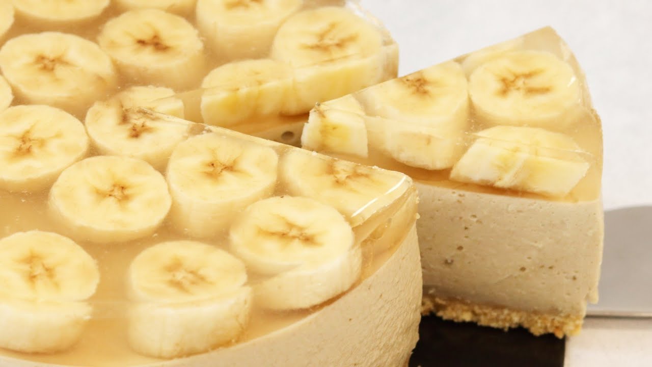 Десерт мечты: легкий и сладкий банановый чизкейк без выпечки и без хлопот за 15 минут