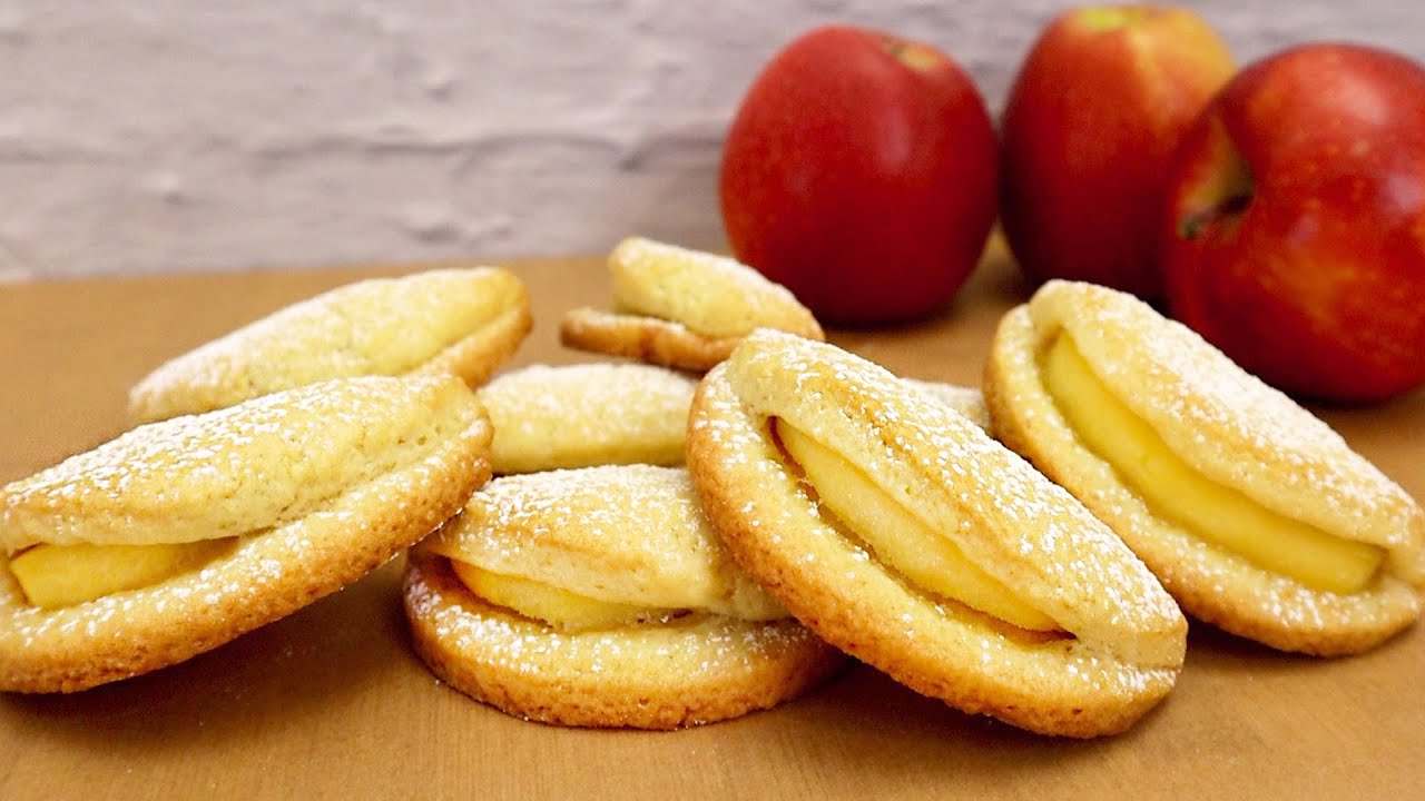 Песочное печенье с яблоками: самый быстрый рецепт домашней выпечки – недорогие продукты