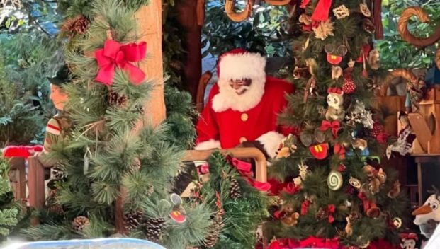 В американском Диснейленде впервые появился темнокожий Санта-Клаус