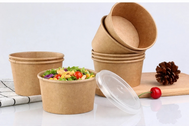 Крафтовые салатники для кейтеринга: как выбрать посуду