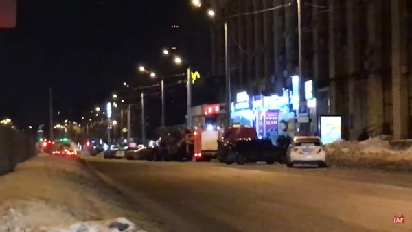В Харькове подпалили приёмную депутата (видео)