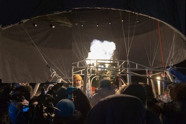 Російський мандрівник Конюхов скинув газовий балон на ФСБ