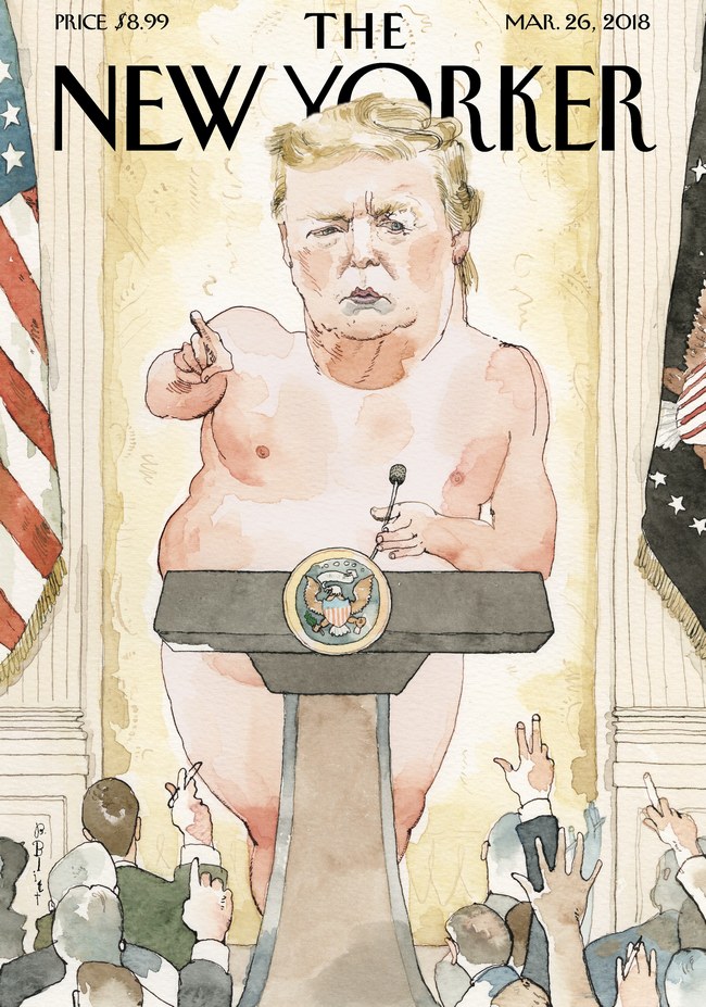 Голый Трамп появился на обложке авторитетного американского издания 