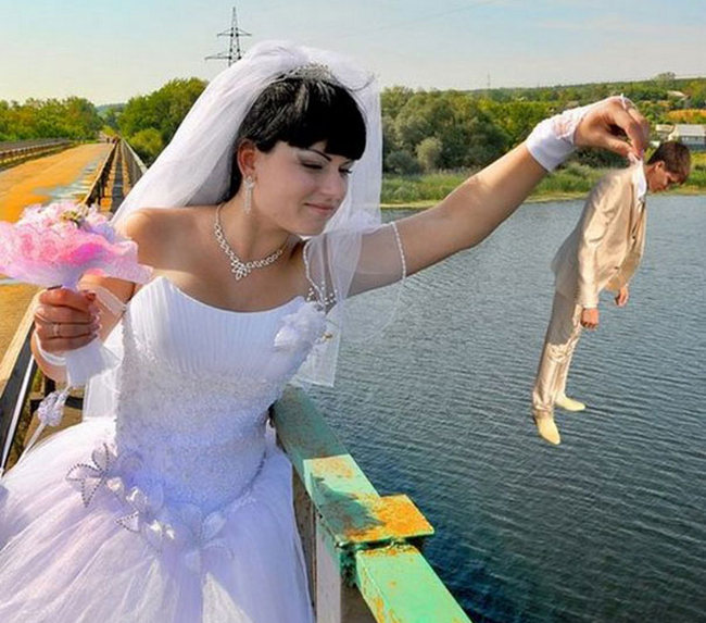 Умом Россию не понять: шокирующие свадебные фото