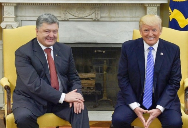 За встречу Порошенко и Трампа Украина заплатила 400 тыс. долларов, - BBC