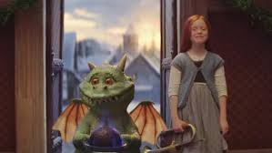 Приключения маленького дракона и рыжей девочки: сеть тронуло рождественское видео