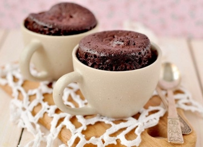 Кекс в чашке за 5 минут: простой рецепт для ленивых сладкоежек