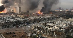 Ученые оценили мощность взрывов в порту Бейрута