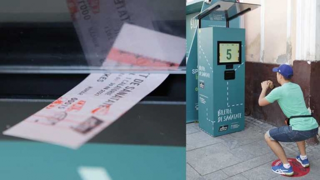 У Румунії поставили автомат, який видає безкоштовний квиток на проїзд за 20 присідань